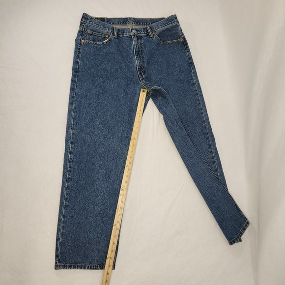 LEVI'S 550 VINTAGE Mom Jeans Regular Fit Straight Leg High Rise W36 L30 100% Cot - Picture 15 of 15